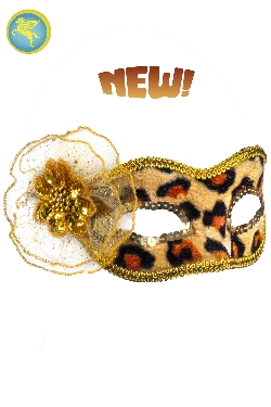 MASCHERA LEOPARDATA LUSSO 